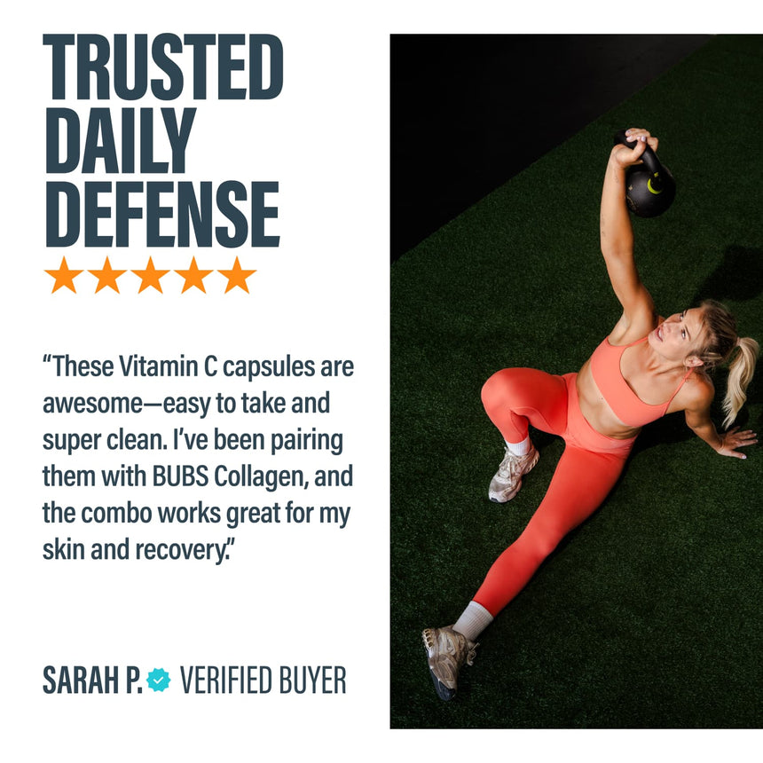 BUBS Naturals Vitamin C | 500mg with Bioflavonoids