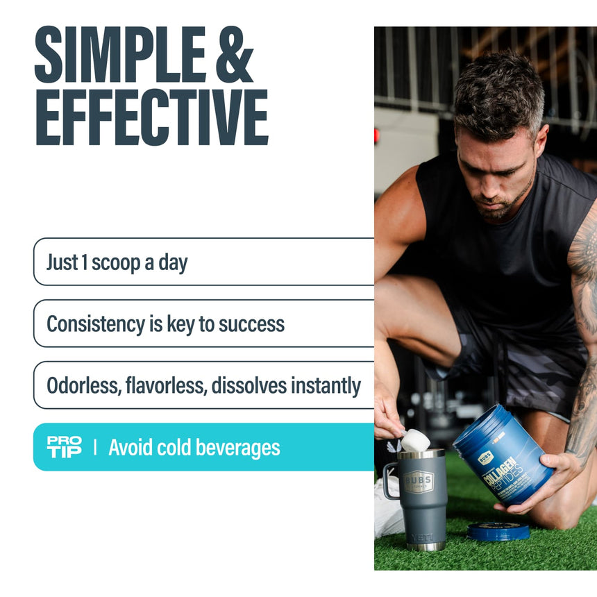 BUBS Naturals Collagen Peptides | Grass-Fed Unflavored