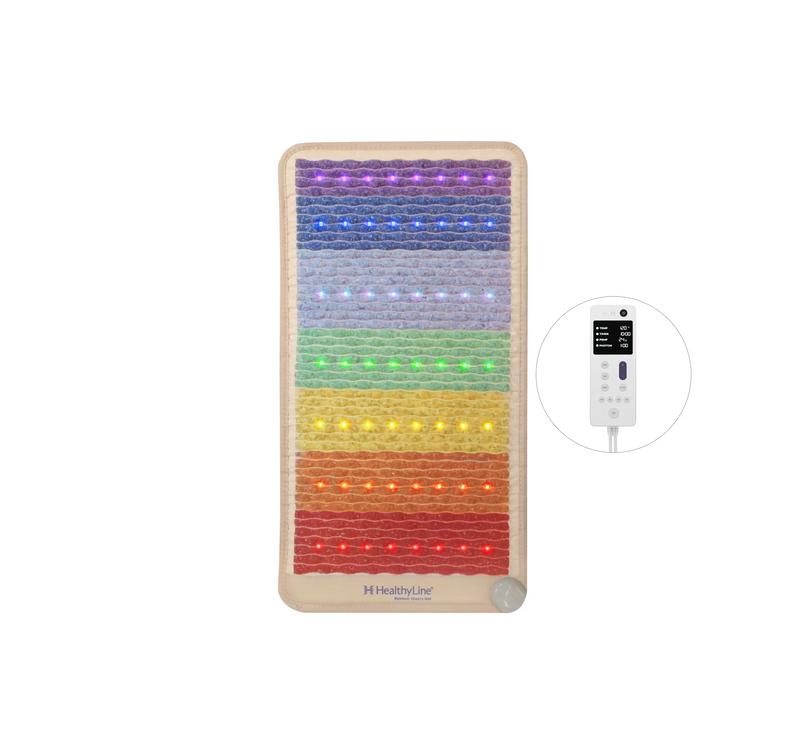 HealthyLine Rainbow Chakra Series — PEMF Far Infrared Heating Mat (InfraMat Pro®)