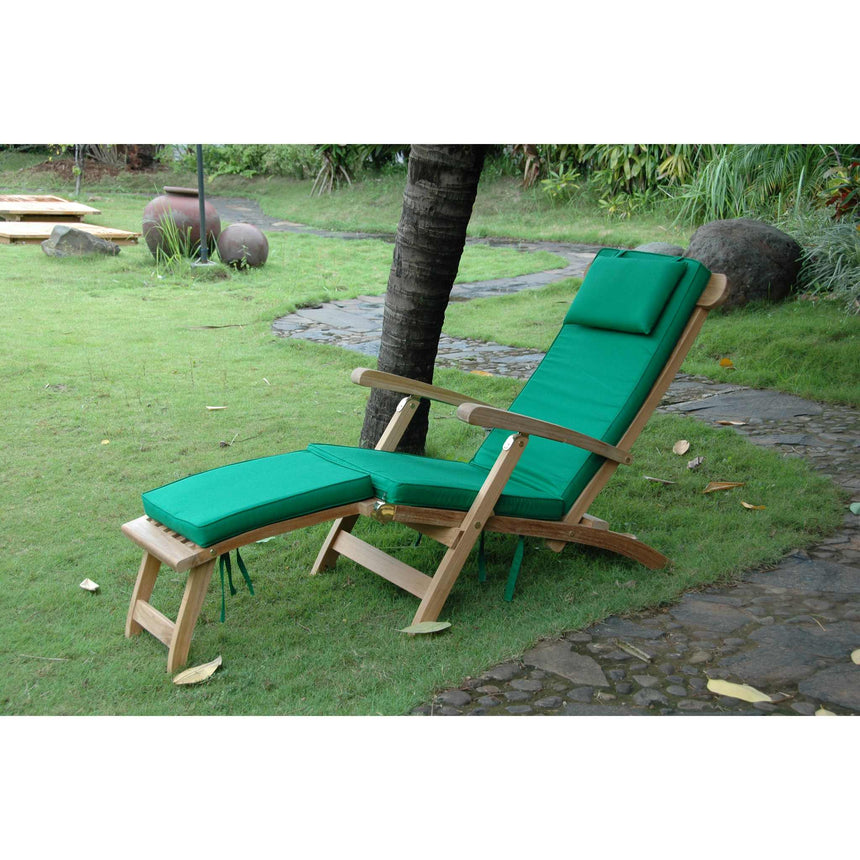 Anderson Teak Royal Steamer | Reclining Grade-A Teak Lounger
