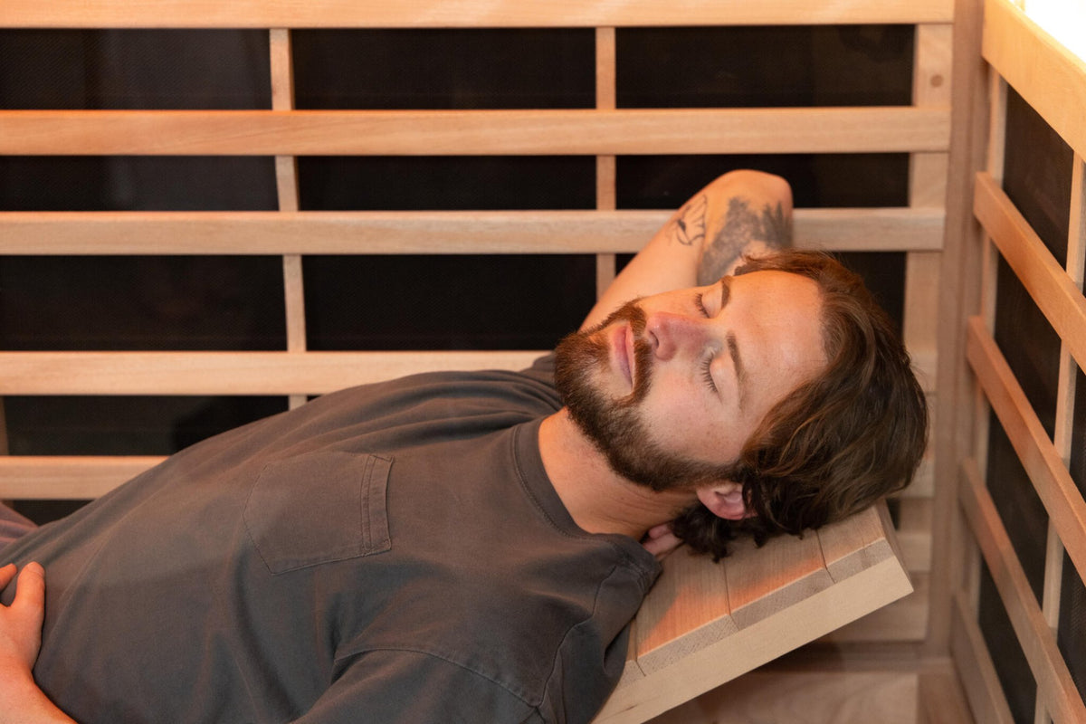 Clearlight infrared sauna relaxation