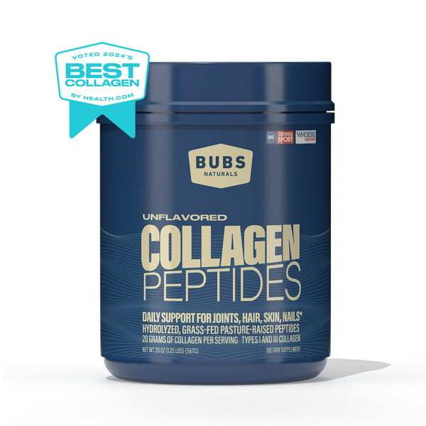BUBS Naturals Collagen Peptides | Grass-Fed Unflavored