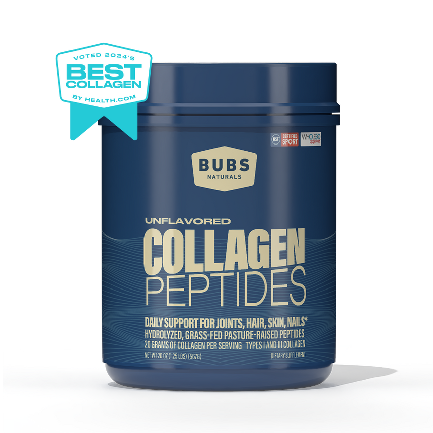 BUBS Naturals Collagen Peptides | Grass-Fed Unflavored
