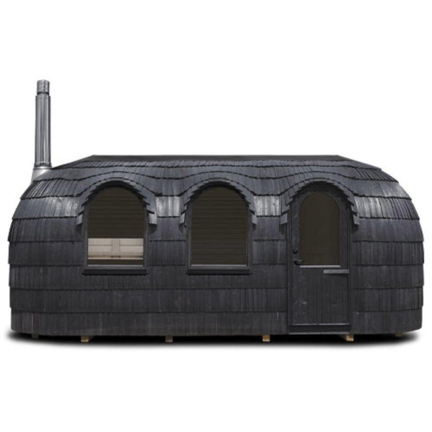 Iglucraft Triple Iglusauna Wood Fired 6-Person Outdoor Sauna