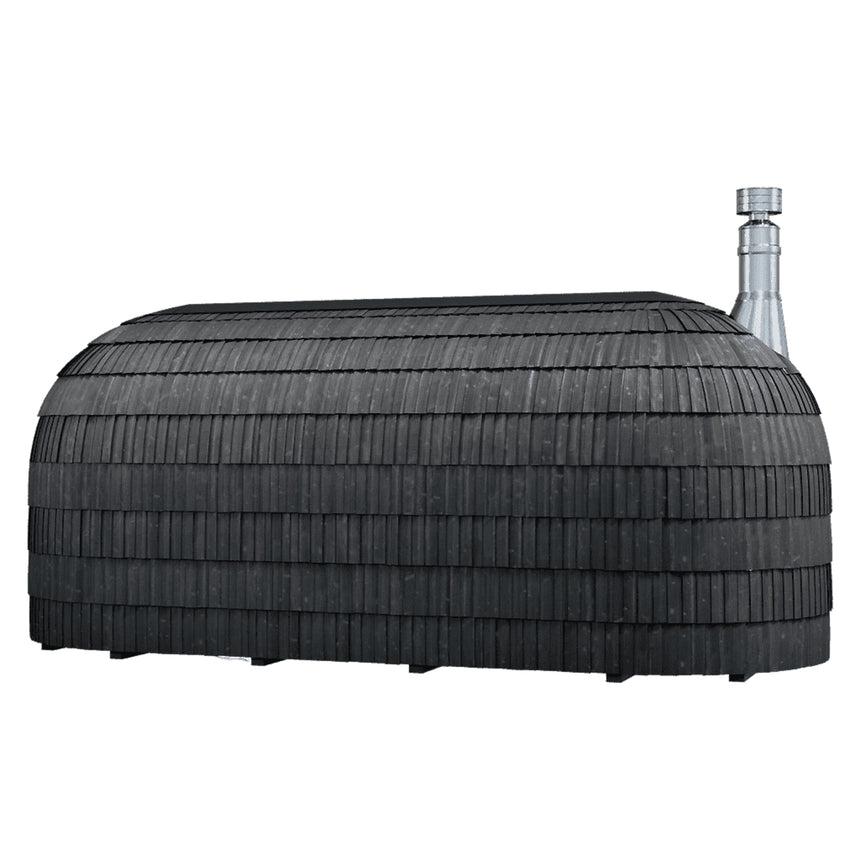 Iglucraft Triple Iglusauna Wood Fired 6-Person Outdoor Sauna