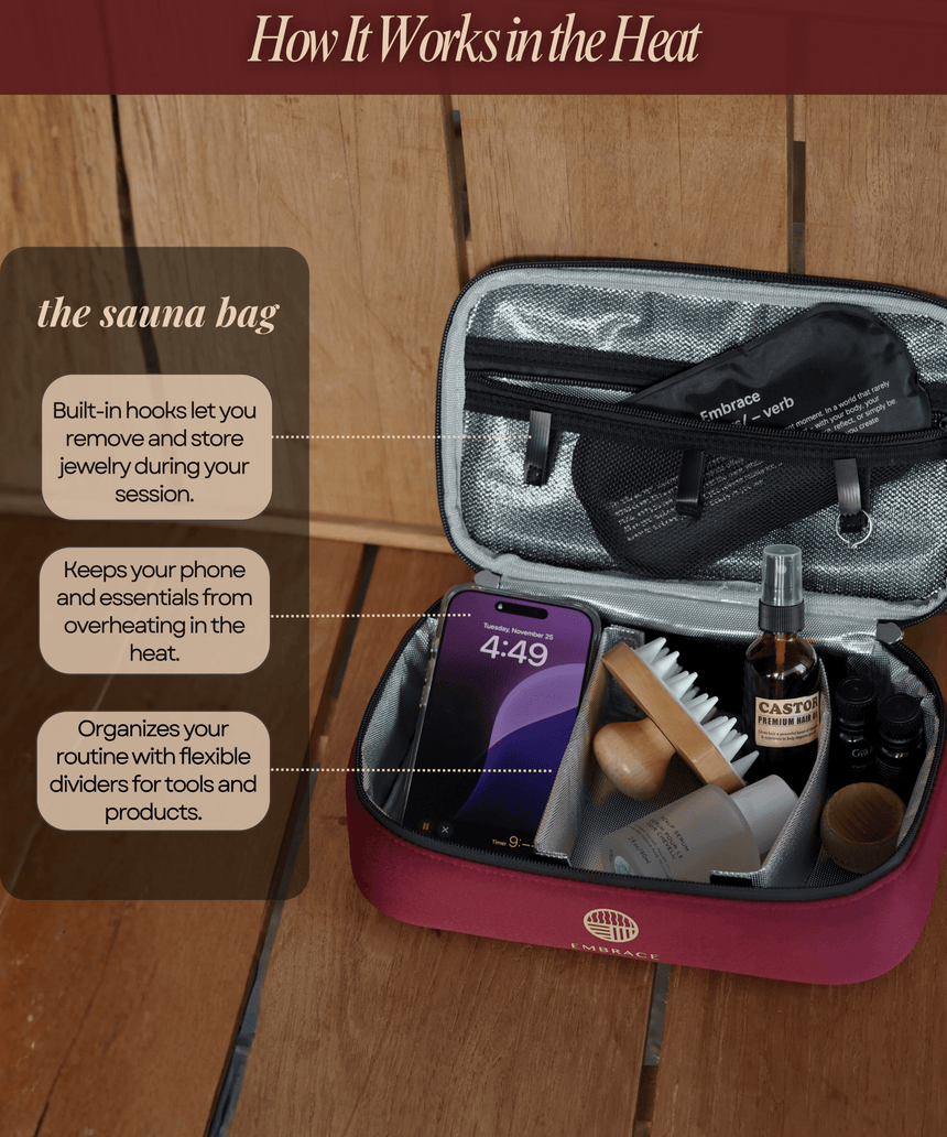 Embrace The Heat The Sauna Bag