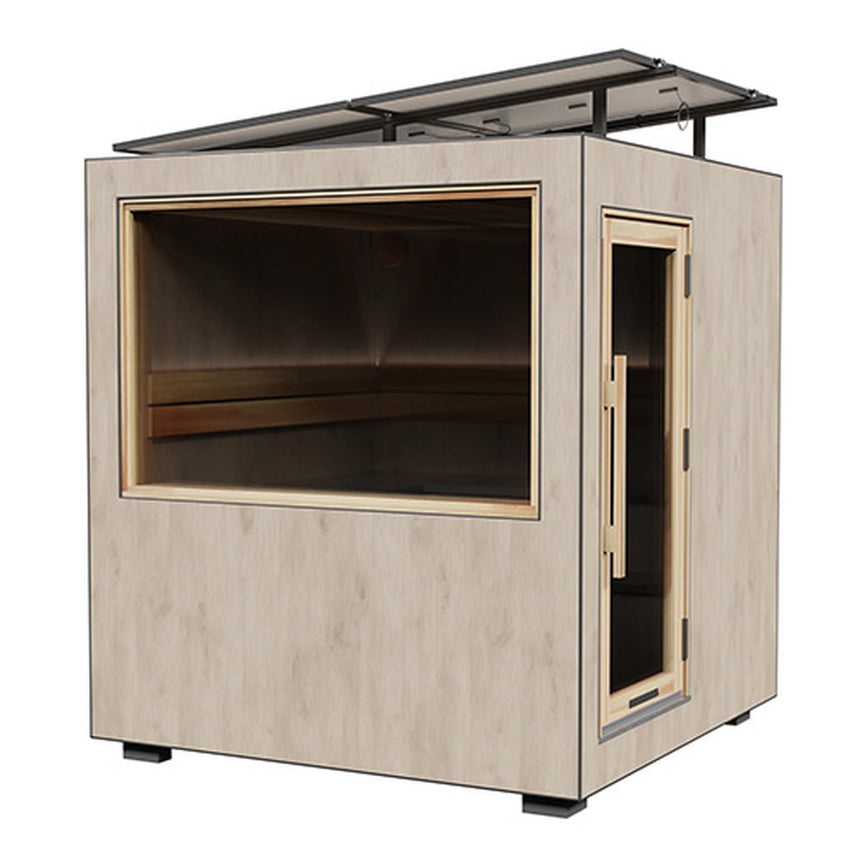 ThermaSol Solaris 2–5 Person Solar-Powered Outdoor Sauna Cabin