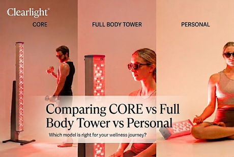 Clearlight Red Light Therapy Tower: CORE vs Full Body vs Personal