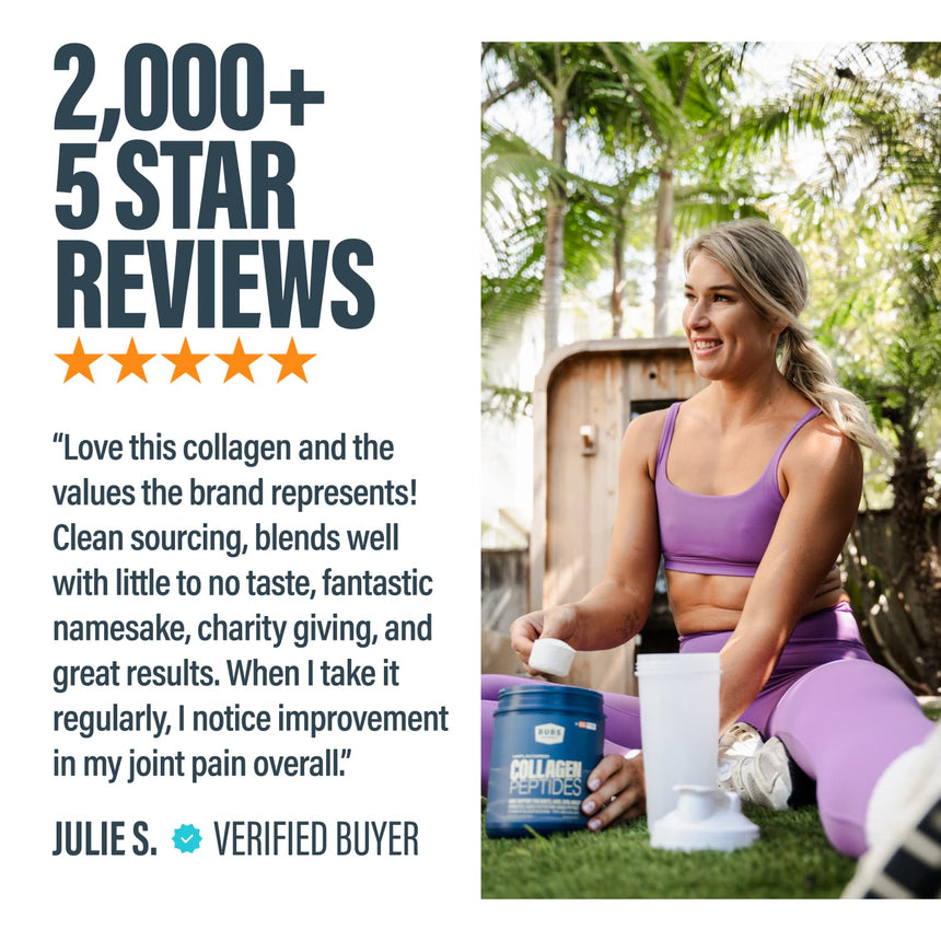 BUBS Naturals Collagen Peptides | Grass-Fed Unflavored