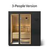 Kohler C1 Indoor Sauna Kit, Graphite Grey, Up to 5 Persons