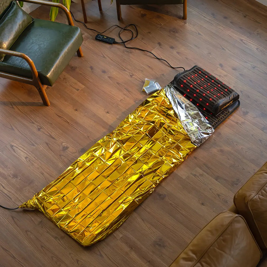 Mylar Thermal Space Blanket |  FIR Sauna Wrap