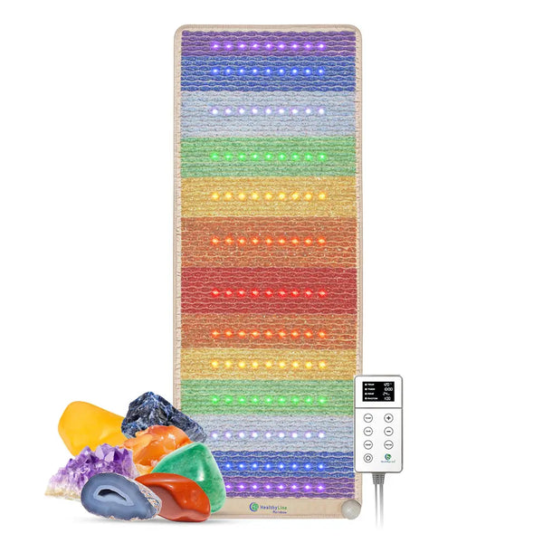 HealthyLine Rainbow Chakra Series — PEMF Far Infrared Heating Mat (InfraMat Pro®)