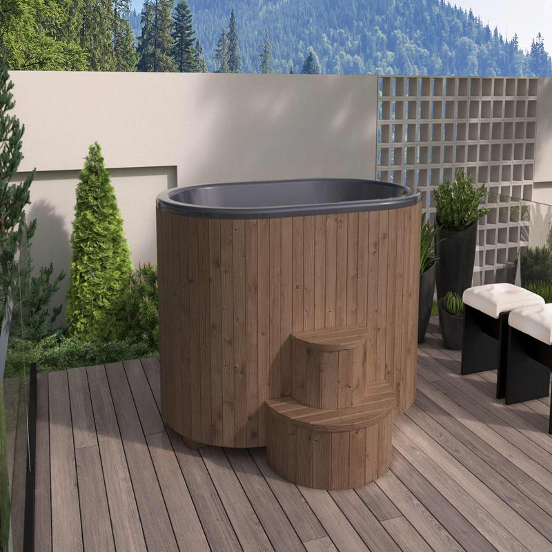 SaunaLife Model S2N 2-Person Hot and Cold Tub | Soak Series