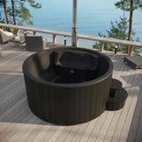 SaunaLife Model S4B 6-Person Wood-Fired Hot Tub | Soak Series