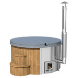 SaunaLife Model S4N 6-Person Wood-Fired Hot Tub | Soak Series