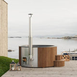 SaunaLife Model S6N 7-Person Wood-Fired Hot Tub | Soak Series