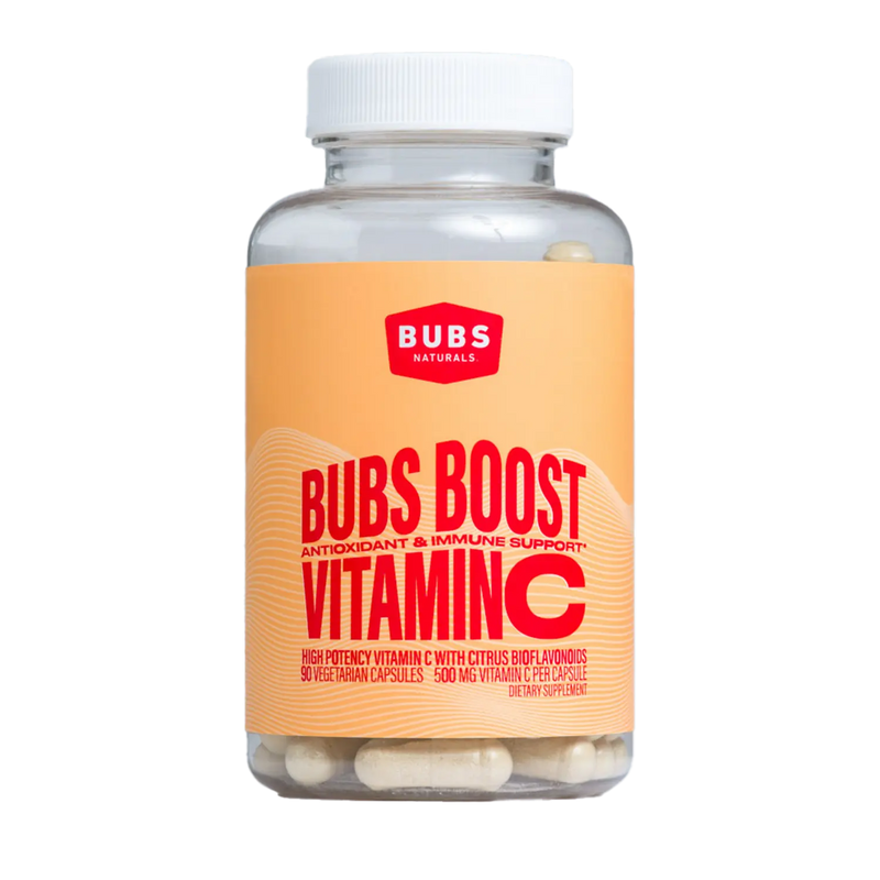 BUBS Naturals Vitamin C 500mg with bioflavonoids