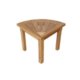 Anderson Teak Corner Shower Stool | Solid Teak, 400 lb Capacity