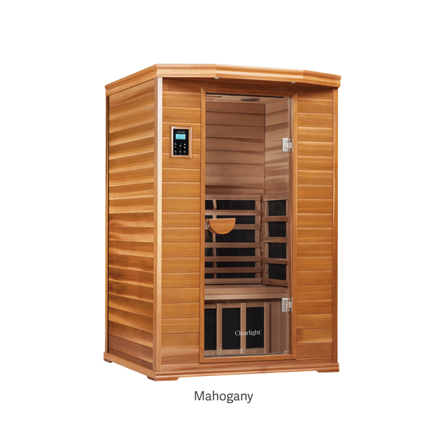 Clearlight Premier IS-2 far infrared sauna in Mahogany