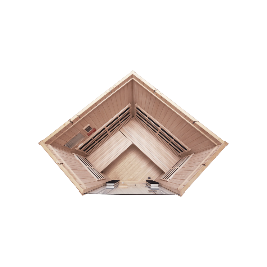 Clearlight Sanctuary C Full Spectrum Infrared Corner Sauna