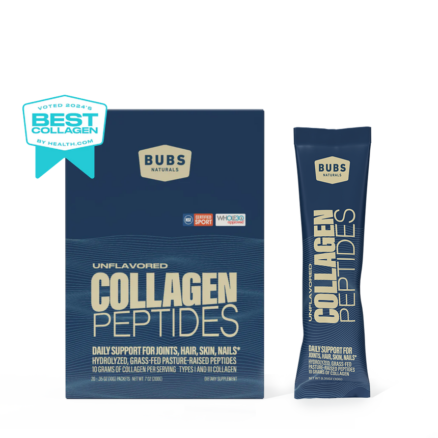 BUBS Naturals Collagen Peptides | Grass-Fed Unflavored