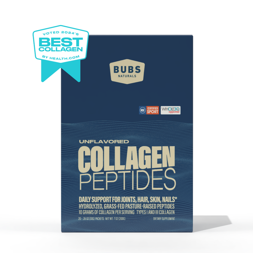 BUBS Naturals Collagen Peptides | Grass-Fed Unflavored