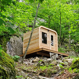Dundalk Leisurecraft CT Luna Cube Sauna 3-Person | Canadian Timber Collection