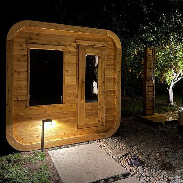 Dundalk Leisurecraft CT Luna Cube Sauna 3-Person | Canadian Timber Collection
