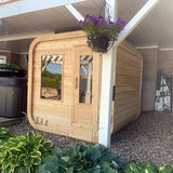 Dundalk Leisurecraft CT Luna Cube Sauna 3-Person | Canadian Timber Collection