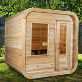 Dundalk Leisurecraft CT Luna Cube Sauna 3-Person | Canadian Timber Collection