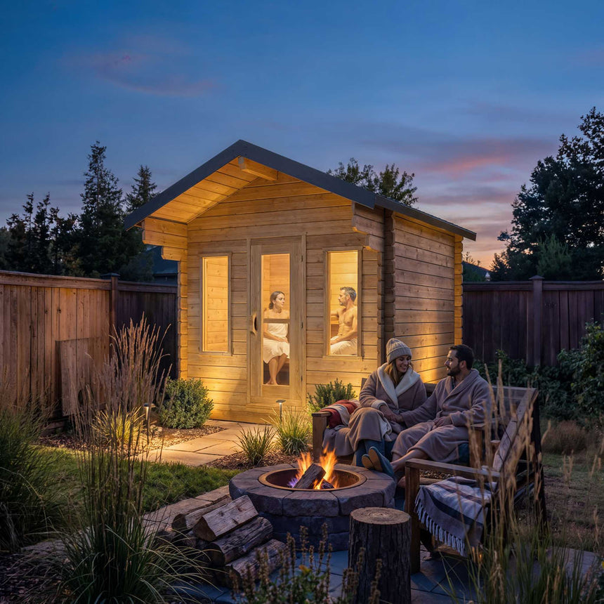 Dundalk Leisurecraft CT Palmer Cabin Sauna 3-4 Person | Canadian Timber Collection