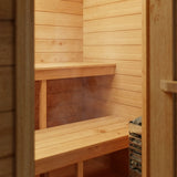 Dundalk Leisurecraft CT Palmer Cabin Sauna 3-4 Person | Canadian Timber Collection