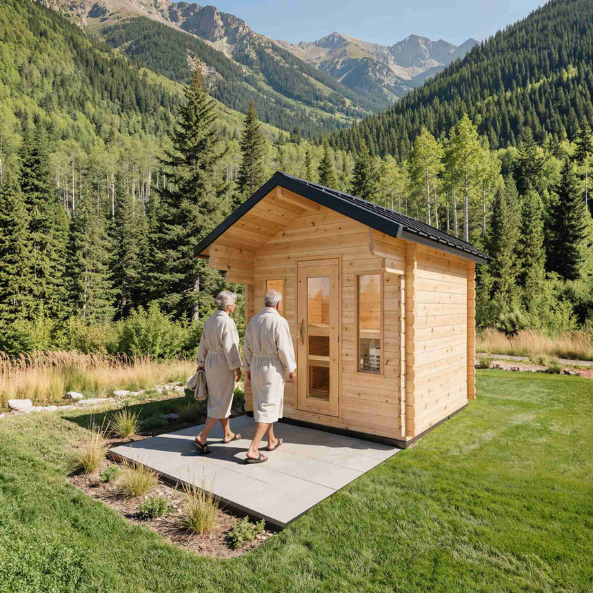Dundalk Leisurecraft CT Palmer Cabin Sauna 3-4 Person | Canadian Timber Collection