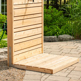 Dundalk LeisureCraft Canadian Timber Savannah Outdoor Shower | Cedar Privacy Panel