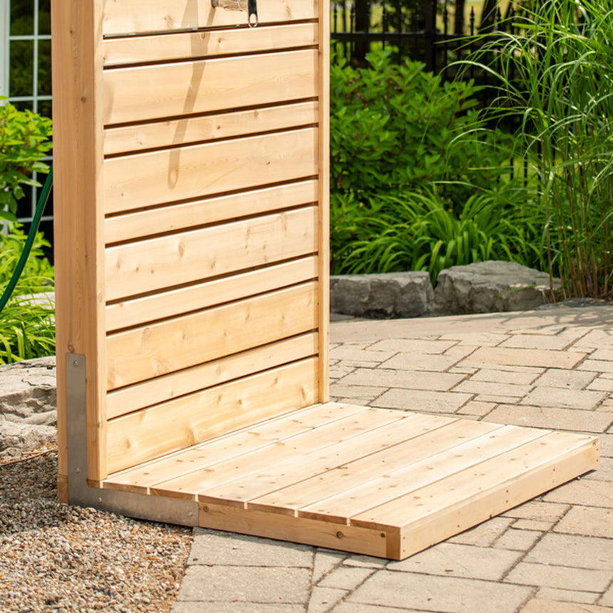 Dundalk LeisureCraft Canadian Timber Savannah Outdoor Shower | Cedar Privacy Panel