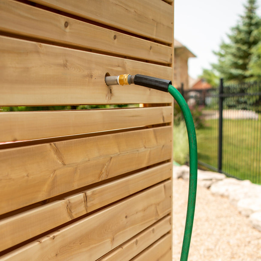 Dundalk LeisureCraft Canadian Timber Savannah Outdoor Shower | Cedar Privacy Panel