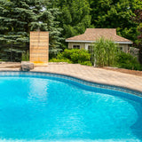 Dundalk LeisureCraft Canadian Timber Savannah Outdoor Shower | Cedar Privacy Panel