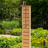 Dundalk LeisureCraft Canadian Timber Sierra Outdoor Shower | Freestanding Cedar Pillar