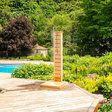 Dundalk LeisureCraft Canadian Timber Sierra Outdoor Shower | Freestanding Cedar Pillar
