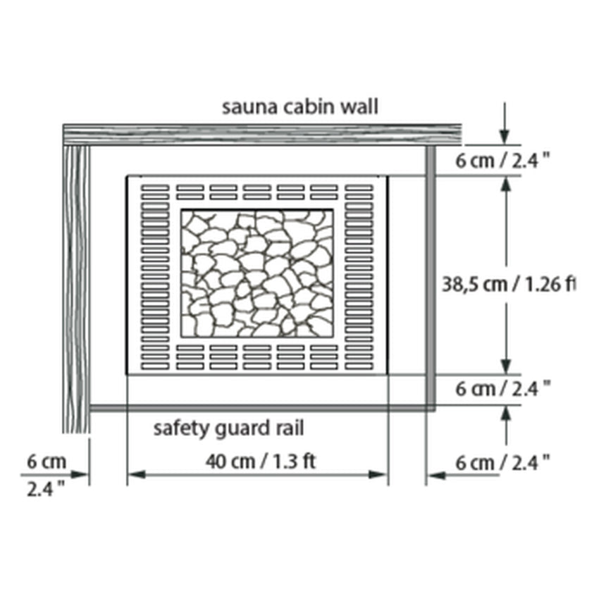 EOS Cubo Avantgarde Electric Sauna Heater