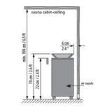 EOS Cubo Avantgarde Electric Sauna Heater