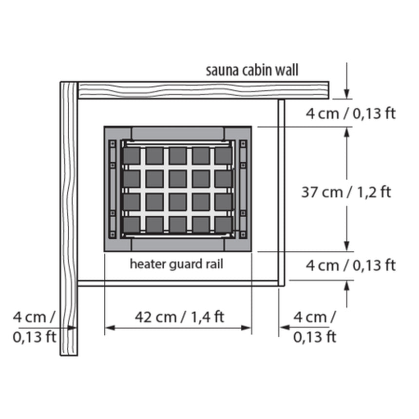 EOS Mythos S35 Electric Sauna Heater