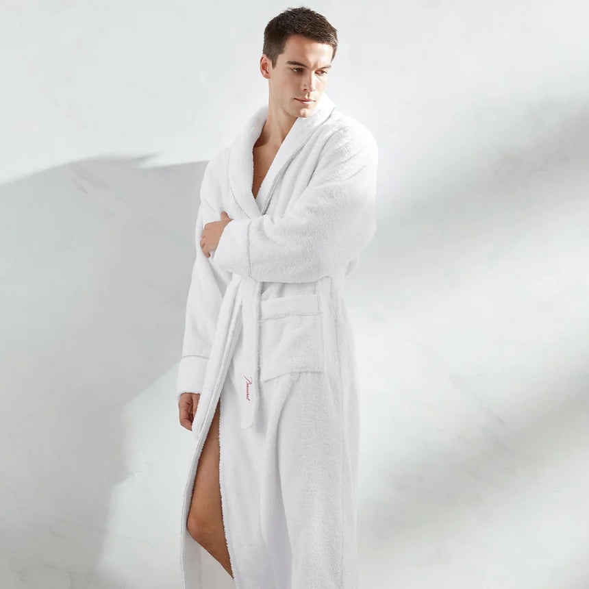 Baccarat Hotel Turkish Luxury Robe by Kassatex | 400 GSM Turkish Cotton | 52" Unisex