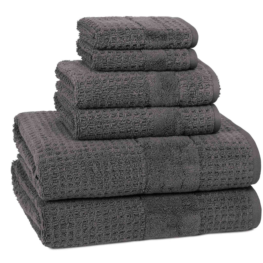 Kassatex Hammam Turkish Towels | 650 GSM Combed Aegean Cotton | Waffle-Terry Weave