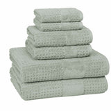 Kassatex Hammam Turkish Towels | 650 GSM Combed Aegean Cotton | Waffle-Terry Weave