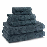 Kassatex Hammam Turkish Towels | 650 GSM Combed Aegean Cotton | Waffle-Terry Weave