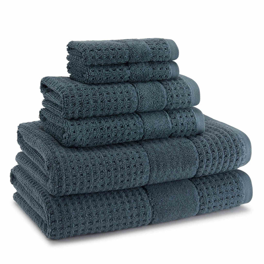 Kassatex Hammam Turkish Towels | 650 GSM Combed Aegean Cotton | Waffle-Terry Weave
