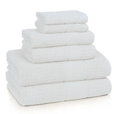 Kassatex Hammam Turkish Towels | 650 GSM Combed Aegean Cotton | Waffle-Terry Weave