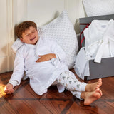 Kassatex Hotel Spa Robe | Microfiber with Fleece Lining | Adult and Kids Sizes