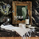 Kassatex Peshtemal Turkish Hand Towel | 100% Turkish Cotton | Flat-Woven with Hand-Knotted Fringe